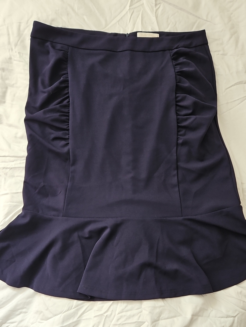 ✨️3 for $20 or 5 for $25✨️ Belle Poque Navy Wiggle Skirt with Flutter Hem